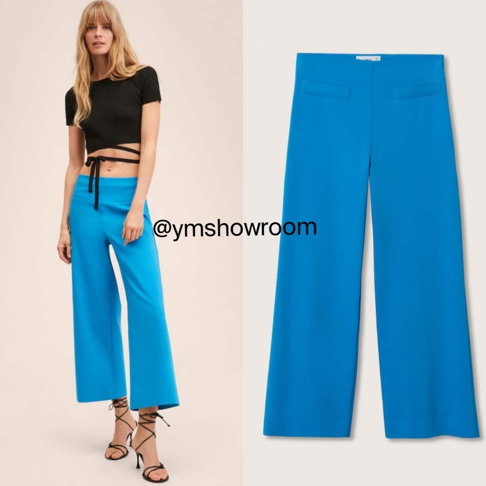 🔥Last 1🔥MANGO Cotton culotte pants Nwot